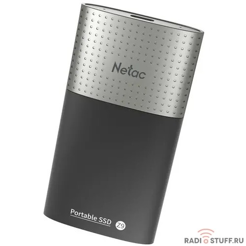 SSD External Netac 2.0Tb Z9 <NT01Z9-002T-32BK> (USB3.2, up to 550/480MBs, 90х47.5х11.5mm, Aluminium+Plastic)