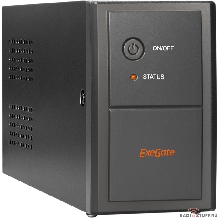 Exegate EP285473RUS ИБП ExeGate Power Back BNB-850.LED.AVR.C13.RJ <850VA/480W, LED, AVR,4*IEC-C13, RJ45/11, Black>
