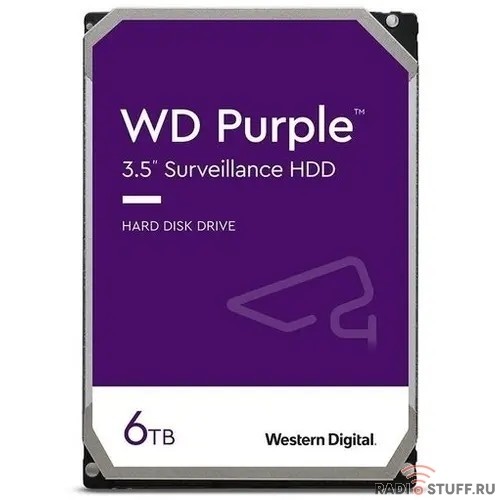 6TB WD Purple (WD64PURZ)  {Serial ATA III, 5400- rpm, 256Mb, 3.5"}