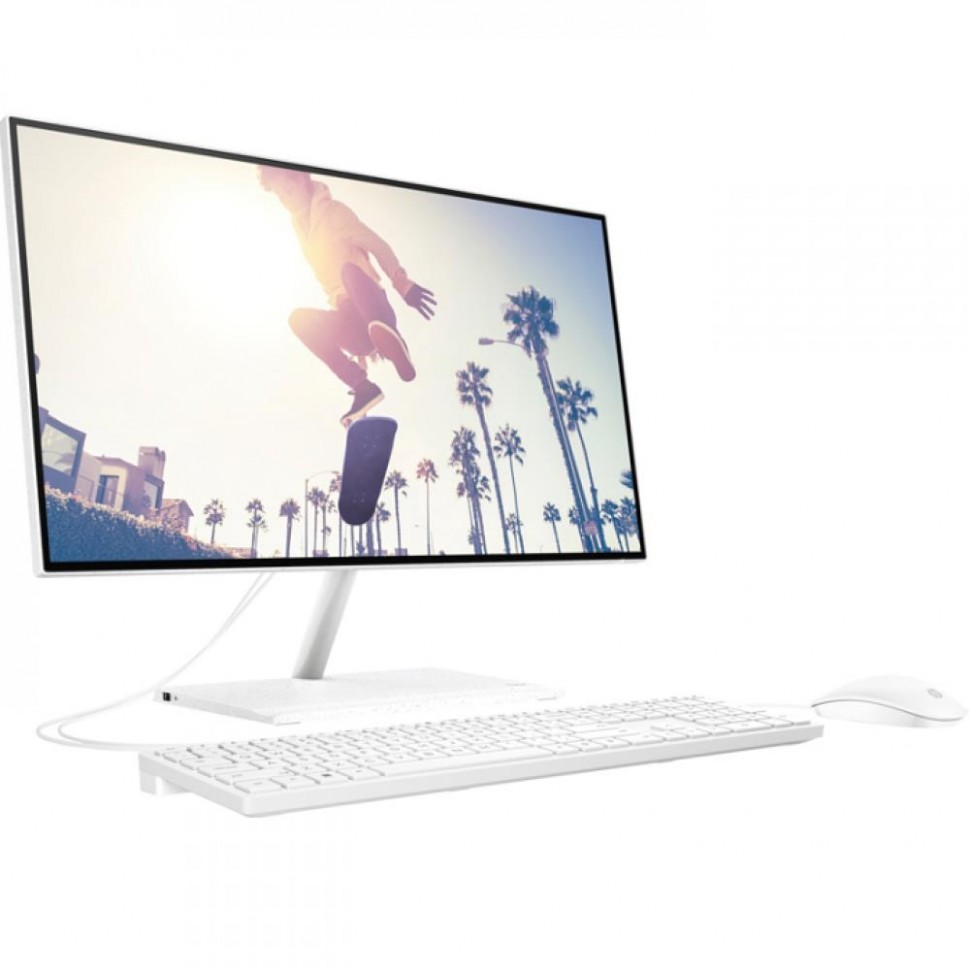 Моноблок HP 6M807EA/23.8" 1920x1080/Intel Core i5-1235U 1300 МГц/RAM 8Гб/SSD 512Гб/GeForce MX450 2Гб/ENG/RUS/DOS/белый/5.37 кг 6M807EA