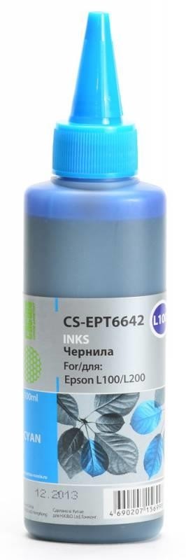 Чернила CYAN 100ML /L100 CS-EPT6642 CACTUS