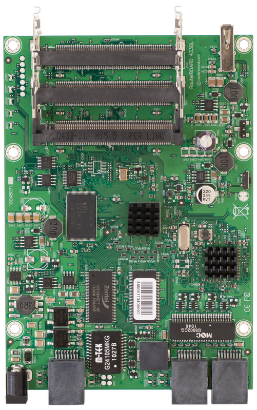 Маршрутизатор без корпуса MikroTik RB433UAHL Маршрутизатор без корпуса MikroTik RB433UAHL
