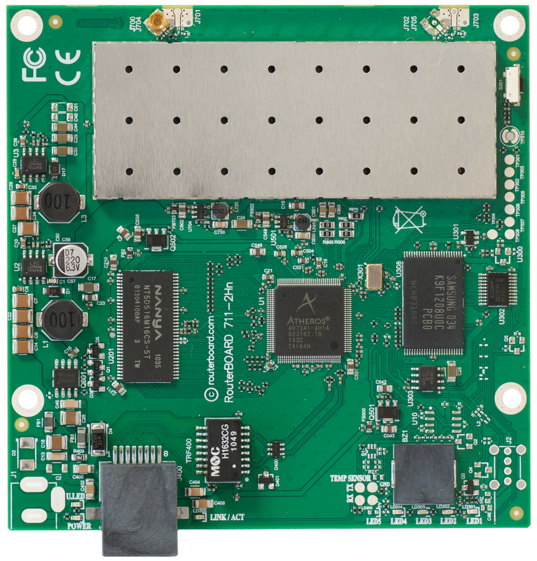 Беспроводной маршрутизатор без корпуса MikroTik RB711-2Hn Беспроводной маршрутизатор без корпуса MikroTik RB711-2Hn